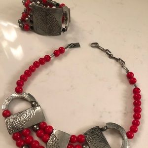 Anne Marie Chagnon Necklace and Bracelet Set